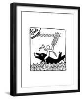 Untitled, 1982-Keith Haring-Framed Giclee Print