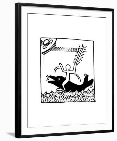 Untitled, 1982-Keith Haring-Framed Giclee Print