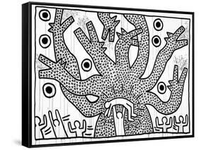 Untitled, 1982-Keith Haring-Framed Stretched Canvas