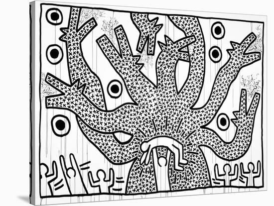 Untitled, 1982-Keith Haring-Stretched Canvas