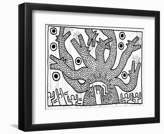 Untitled, 1982-Keith Haring-Framed Giclee Print