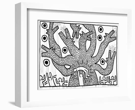 Untitled, 1982-Keith Haring-Framed Giclee Print