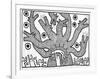 Untitled, 1982-Keith Haring-Framed Giclee Print