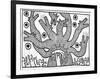 Untitled, 1982-Keith Haring-Framed Giclee Print