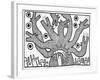 Untitled, 1982-Keith Haring-Framed Giclee Print