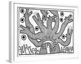 Untitled, 1982-Keith Haring-Framed Giclee Print