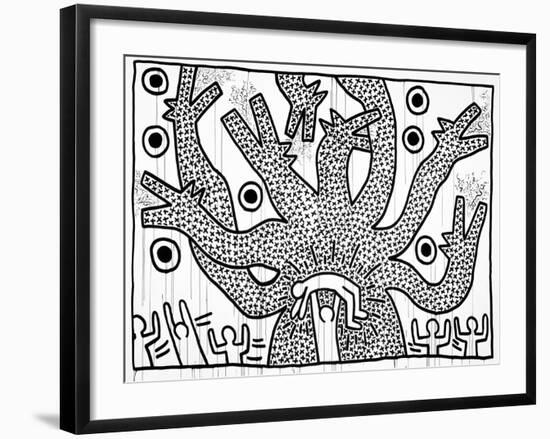 Untitled, 1982-Keith Haring-Framed Giclee Print