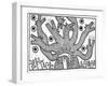 Untitled, 1982-Keith Haring-Framed Giclee Print