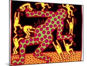 Untitled, 1983-Keith Haring-Mounted Giclee Print