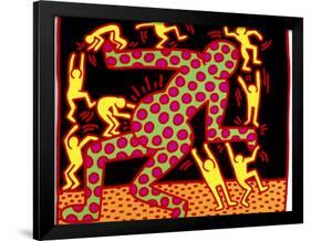 Untitled, 1983-Keith Haring-Framed Giclee Print