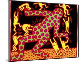Untitled, 1983-Keith Haring-Mounted Giclee Print