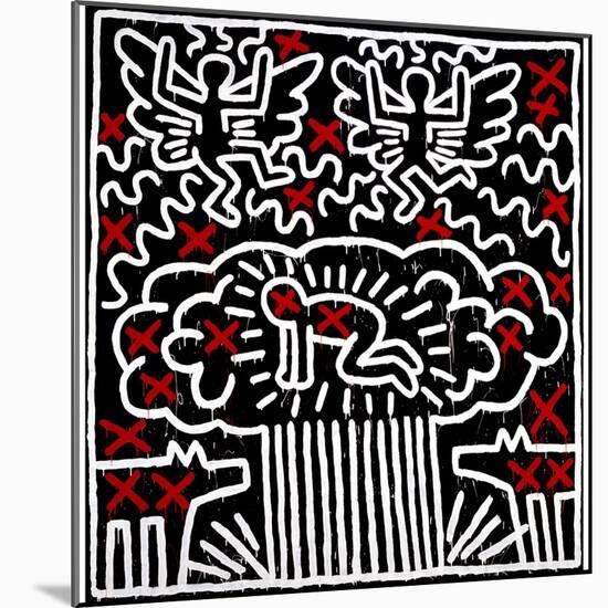 Untitled, 1983-Keith Haring-Mounted Giclee Print