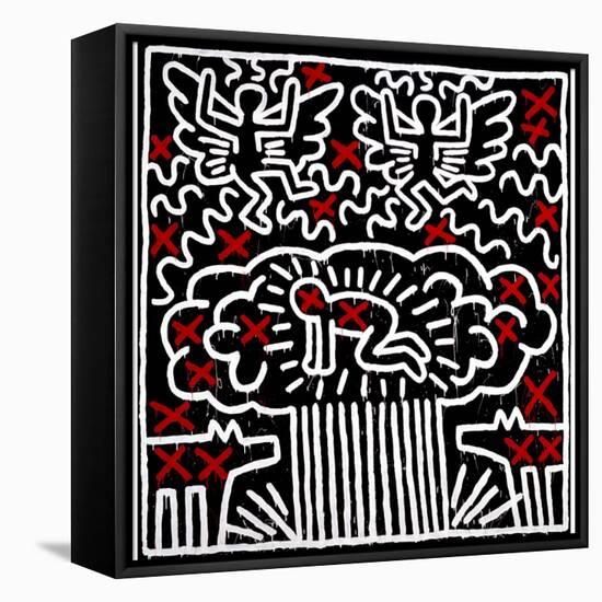 Untitled, 1983-Keith Haring-Framed Stretched Canvas