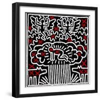 Untitled, 1983-Keith Haring-Framed Premium Giclee Print