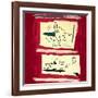 Untitled, 1985-Jean-Michel Basquiat-Framed Giclee Print