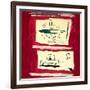 Untitled, 1985-Jean-Michel Basquiat-Framed Giclee Print