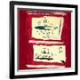 Untitled, 1985-Jean-Michel Basquiat-Framed Giclee Print