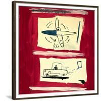 Untitled, 1985-Jean-Michel Basquiat-Framed Premium Giclee Print