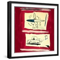 Untitled, 1985-Jean-Michel Basquiat-Framed Giclee Print