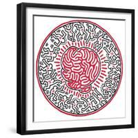 Untitled, 1985-Keith Haring-Framed Giclee Print