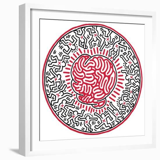 Untitled, 1985-Keith Haring-Framed Giclee Print