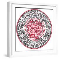 Untitled, 1985-Keith Haring-Framed Giclee Print