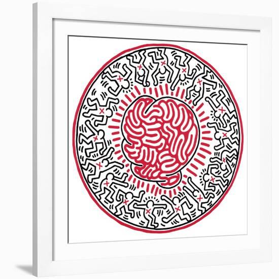 Untitled, 1985-Keith Haring-Framed Giclee Print