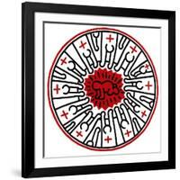 Untitled, 1985-Keith Haring-Framed Giclee Print