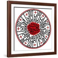 Untitled, 1985-Keith Haring-Framed Giclee Print