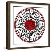 Untitled, 1985-Keith Haring-Framed Giclee Print