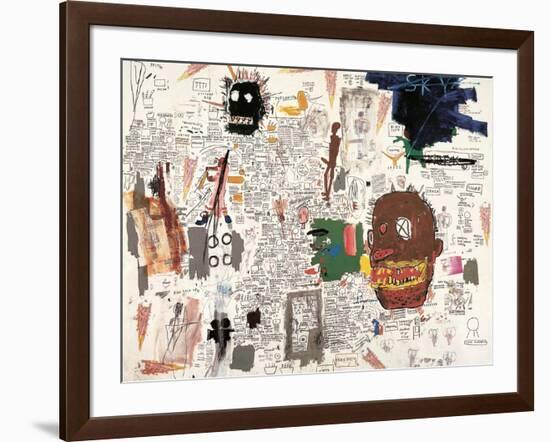 Untitled, 1987-Jean-Michel Basquiat-Framed Giclee Print