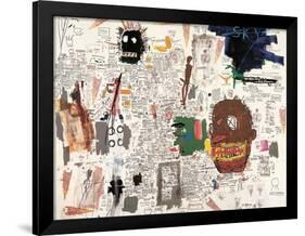 Untitled, 1987-Jean-Michel Basquiat-Framed Giclee Print