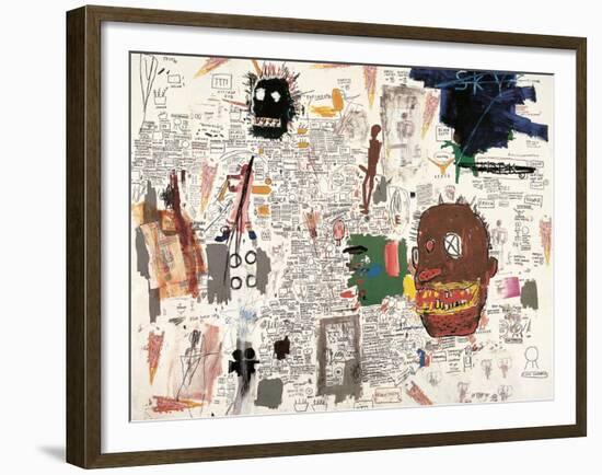 Untitled, 1987-Jean-Michel Basquiat-Framed Giclee Print