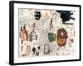 Untitled, 1987-Jean-Michel Basquiat-Framed Giclee Print