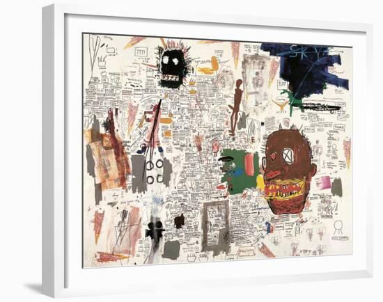 Untitled, 1987-Jean-Michel Basquiat-Framed Giclee Print