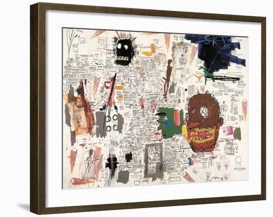 Untitled, 1987-Jean-Michel Basquiat-Framed Giclee Print