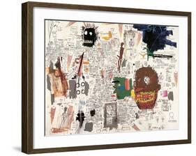 Untitled, 1987-Jean-Michel Basquiat-Framed Giclee Print