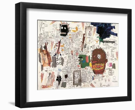 Untitled, 1987-Jean-Michel Basquiat-Framed Giclee Print