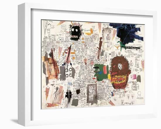 Untitled, 1987-Jean-Michel Basquiat-Framed Giclee Print