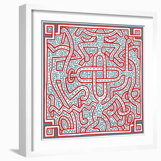 Untitled, 1989-Keith Haring-Framed Giclee Print