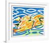 Untitled 4, from the Aquarius Suite-Stanley Hayter-Framed Limited Edition