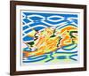 Untitled 4, from the Aquarius Suite-Stanley Hayter-Framed Limited Edition