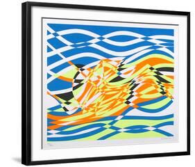 Untitled 4, from the Aquarius Suite-Stanley Hayter-Framed Limited Edition