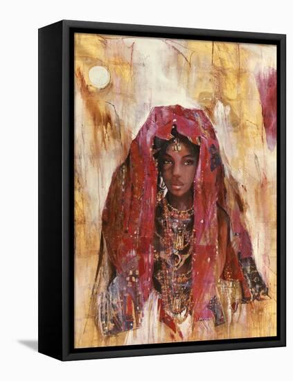 Untitled African Red Wrap-Marta Gottfried-Framed Stretched Canvas