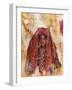 Untitled African Red Wrap-Marta Gottfried-Framed Premium Giclee Print