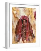 Untitled African Red Wrap-Marta Gottfried-Framed Giclee Print