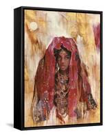 Untitled African Red Wrap-Marta Gottfried-Framed Stretched Canvas