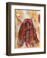 Untitled African Red Wrap-Marta Gottfried-Framed Giclee Print