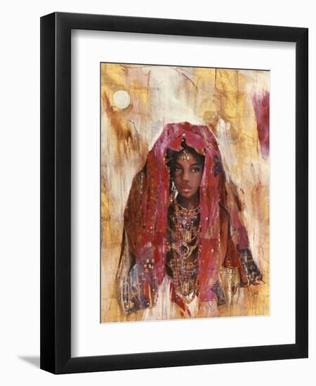 Untitled African Red Wrap-Marta Gottfried-Framed Giclee Print