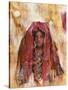 Untitled African Red Wrap-Marta Gottfried-Stretched Canvas